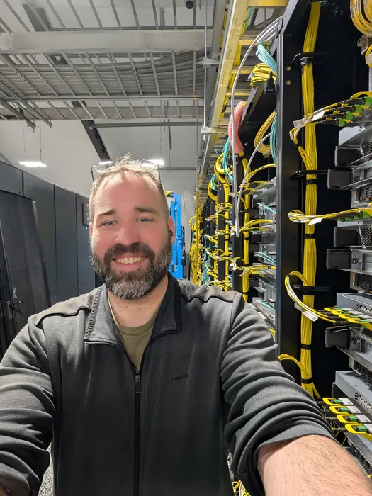 Brandon Jank at an infrastructure deployment